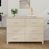 VidaXL Servantă, maro miere, 113x40x80 cm, lemn masiv de pin