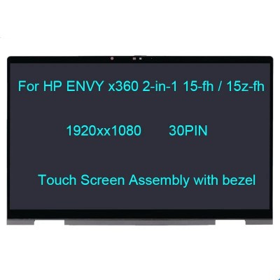 Ansamblu Display cu touchscreen Laptop, HP, Envy X360 15-FE, N48155-001, N53113-001, FHD, 1920x1080, LED, AP3VY000121, 30 pini foto