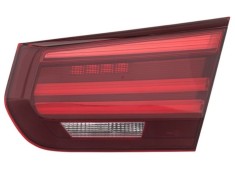 Stop, lampa spate BMW Seria 3 (F30/F31/F80), 08.2015-12.2019, partea Dreapta, Hella, tip bec H21W+LED; fumuriu; cu dulie bec; intern