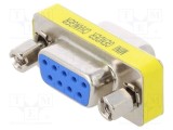 Adaptor D-Sub 9pin mamă, ambele părţi - CONNFLY