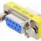 Adaptor D-Sub 9pin mamă, ambele părţi - CONNFLY
