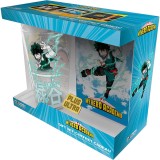 Set Cadou My Hero Academia - Pahar XXL + Insigna + Notebook de Buzunar Heroes