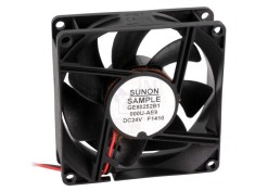 Ventilator axial 24V 80x80x25mm IP68 foto