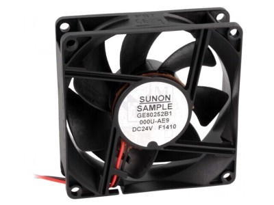 Ventilator axial 24V 80x80x25mm IP68 foto