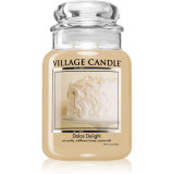 Village Candle Dolce Delight lum&acirc;nare parfumată (Glass Lid) 602 g