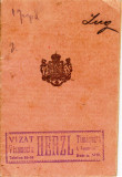 Pasaport Ferdinand I (1926), vize Regatul Serbiei, Croatiei si Sloveniei, Romania 1900 - 1950, Pasapoarte