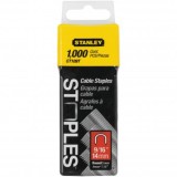 Stanley 1-CT109T Set 1000 Capse pentru cabluri, tip 7/CT100, 14mm, 9/16&quot; - 3253561051692