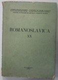 ROMANOSLAVICA . NR. XX , APARUTA 1981