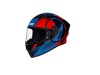 Casca moto integrala SMK STELLAR FARO, culoare gri+albastru+rosu marimea 2XL,