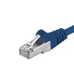 Patchcord SFTP RJ45-RJ45 Cat.6A, 3m, albastru, &quot;SFTP-6A-3-BL&quot; (timbru verde 0.08 lei), Premiumcord
