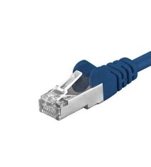 Patchcord SFTP RJ45-RJ45 Cat.6A, 1.5m, albastru, &amp;amp;quot;SFTP-6A-1.5-BL&amp;amp;quot; (timbru verde 0.08 lei) foto