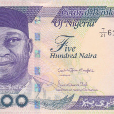 Bancnota Nigeria 500 Naira 2019 - P30 UNC