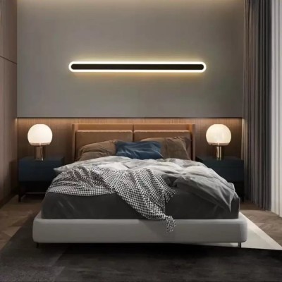 Lustra LED Cassius 24W Alb Negru foto