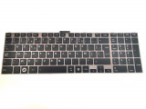 Tastatura Laptop, Toshiba, Satellite L850, rama argintie