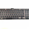 Tastatura Laptop, Toshiba, Satellite C850-179, rama argintie