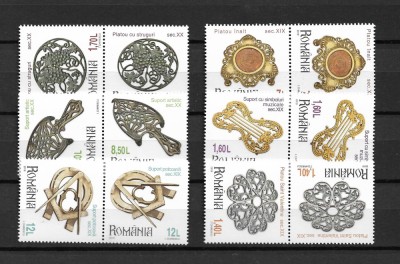 ROMANIA 2019 - PLATOURI/SUPORTURI(II), TETE BECHE, MNH - LP 2233 foto