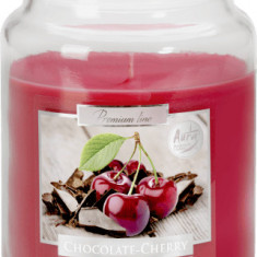 Lumanare parfumata bispol borcan premium line - chocolate cherry