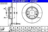 Disc frana ATE 24.0110-0397.1