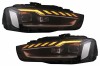 Faruri Full LED Audi A4 B8.5 Facelift (2012-2015) Negru Semnal Dinamic A4 B9.5 Design Performance AutoTuning, KITT