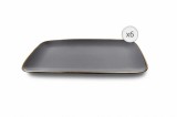 SET 6 PLATOURI CERAMICA 32x20 CM, CALYPSO, ART OF DINING
