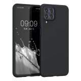Husa Kwmobile pentru Samsung Galaxy M53 5G, Silicon, Negru, 57853.01, Carcasa