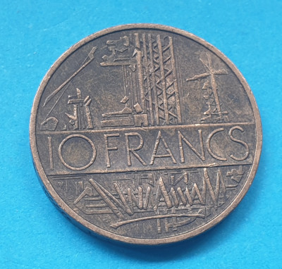 Moneda veche Franta 10 Franci 1977 - piesa SUPERBA in stare foarte buna foto