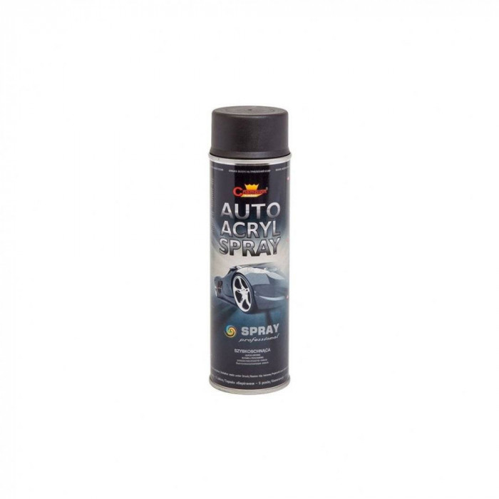 Spray vopsea negru lucios profesional 500ml