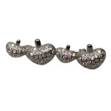 Brosa argint 925 4 inimi