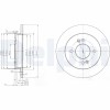 DELPHI BG3981C Disc frana