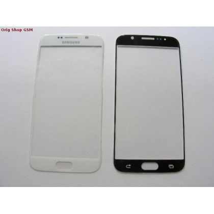 Carcasa (Sticla) Geam Samsung G920 Galaxy S6 Alb Orig China