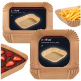 Set hartii pentru air fryer dual Zortiva, 150 buc, 2 dimensiuni