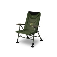 Scaun pescuit Delphin ErgoCARP, 52 x 46 x 67 cm, culoare verde