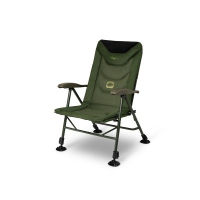 Scaun pescuit Delphin ErgoCARP, 52 x 46 x 67 cm, culoare verde foto