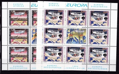 Iugoslavia 1994 Europa inventii MI 2657-2658 kleib. MNH w55 foto