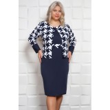 Rochie Gavis Stil Compleu GeometricMarimea