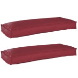 vidaXL Set de perne pentru palet 2 pcs bordo 100 x 40 x 8 cm