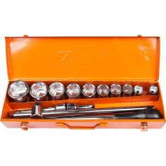 Set/trusa chei tubulare, 3/4&quot;, 14 piese, 22-50 mm, Richmann Exclusive
