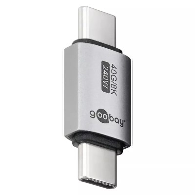 Adaptor USB-C3.1 tata - USB-C tata drept Thunderbolt 3 /4 Goobay 74448 foto