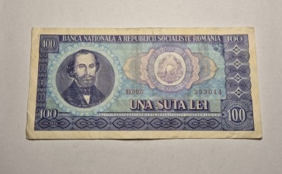 100 lei 1966 foto