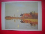 HOPCT 23640 PEISAJ LUNA LA SUMERKI -I I LEVITAN 1860-1900 -- RUSIA --MUZEE - CP PICTURA --NECIRCULATAMUNTII