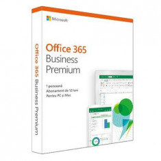 Aplicatie Microsoft Office 365 KLQ-00387 Business Premium Romana Subscriptie 1 an - 1 utilizator Pentru PC/Mac telefon si tableta foto