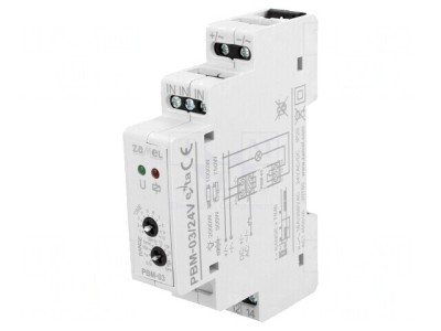 Releu Bistabil de Impulsuri NO 16A IP20 24V PBM-03 foto