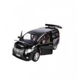 Macheta metal Buick GL8 neagra 1:32 cu sunete si lumini deschide 6 usi