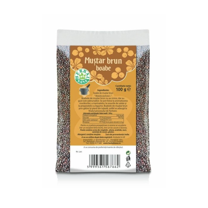 MUSTAR BRUN BOABE 100GR
