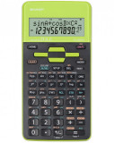 Calculator Stiintific, 10 Digits, 273 Functii, 161x80x15mm, Dual Power, Sharp El-531thgr-negru/verde