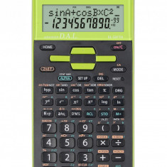 Calculator Stiintific, 10 Digits, 273 Functii, 161x80x15mm, Dual Power, Sharp El-531thgr-negru/verde