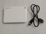 Hard disk extern Toshiba Canvio Connect II 1TB, USB 3.0, Alb (Model DTC810)