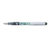 Stilou V-Pen Erasable Pilot varf mediu, verde