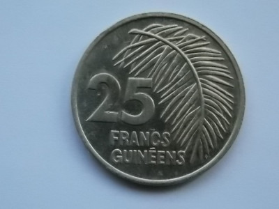 25 FRANCS 1987 GUINEEA foto