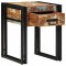 vidaXL Măsuță laterală 40 x 40 x 50 cm Lemn reciclat solid și metal 4016713